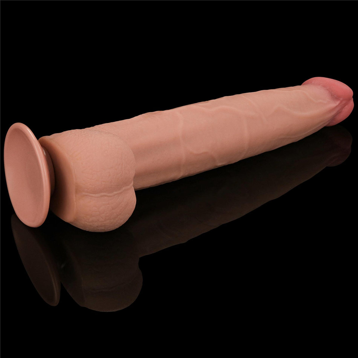 7-13.5'' King Sized Sliding Skin Dual Layer Dong-7