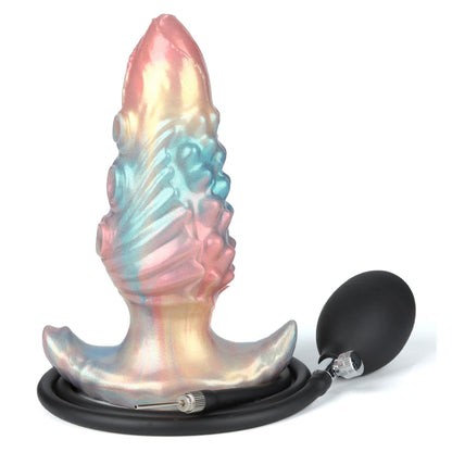 7-Korek analny silikonowy pompowany Power Ebon Leviathan 18 cm-7