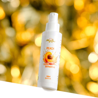 8-Żel intymny smakowy brzoskwiniowy MyLove Sensitive 100 ml-8