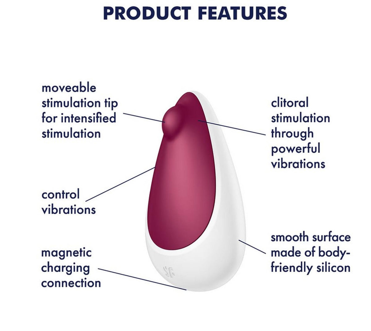 2-Wibrator Satisfyer Spot On 3 berry stymulator łechtaczki silikonowy USB-2