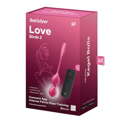 6-Wibrujące silikonowe kulki miłości Satisfyer Love Birds 2 z aplikacją-6