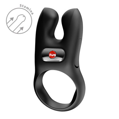 4-Pierścień erekcyjny wibrujący Fun Factory Nos czarny USB 8 cm-4