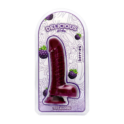 3-Realistyczne dildo jeżynowe Toyz4lovers 18 cm-3