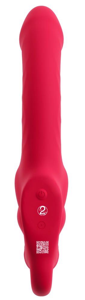 8-Wibrator strap on potrójny You2Toys USB 23 cm-8