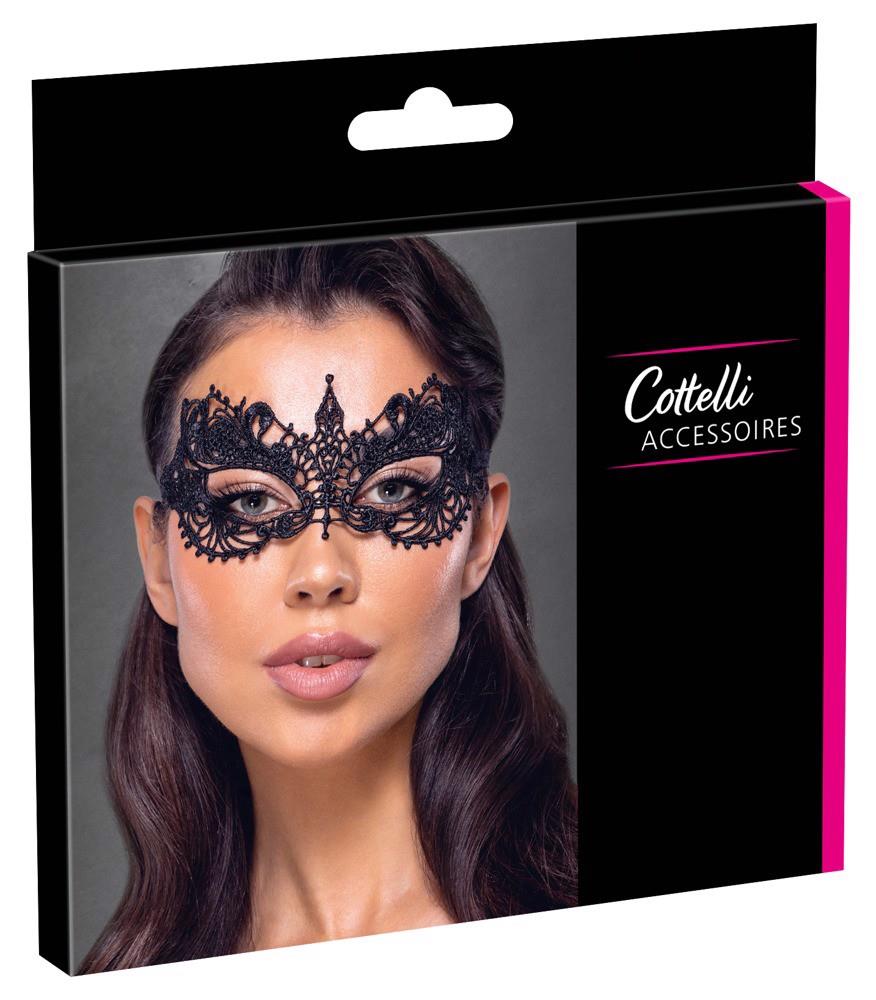 3-Opaska na oczy z otworami Cottelli ACCESSOIRES czarna-3