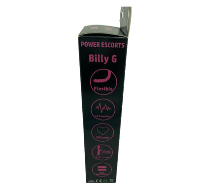 6-Wibrator króliczek silikonowy Power Escorts 20 cm czarny-6