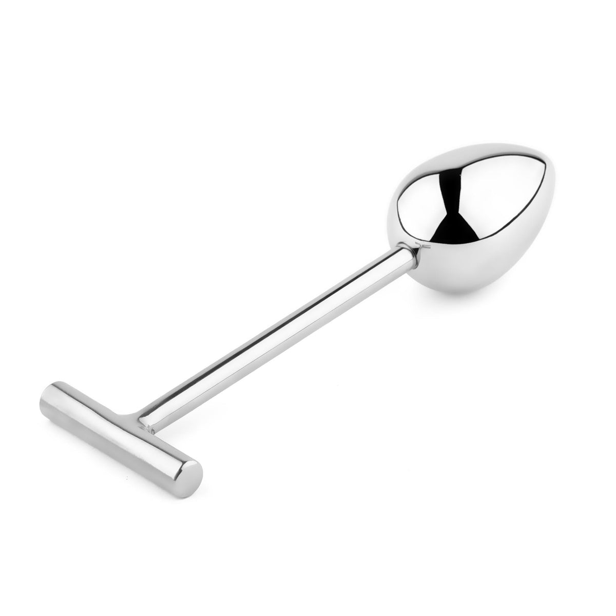 2-Korek analny stalowy nierdzewny HeavyFun z 5 końcówkami 16.5 cm-2