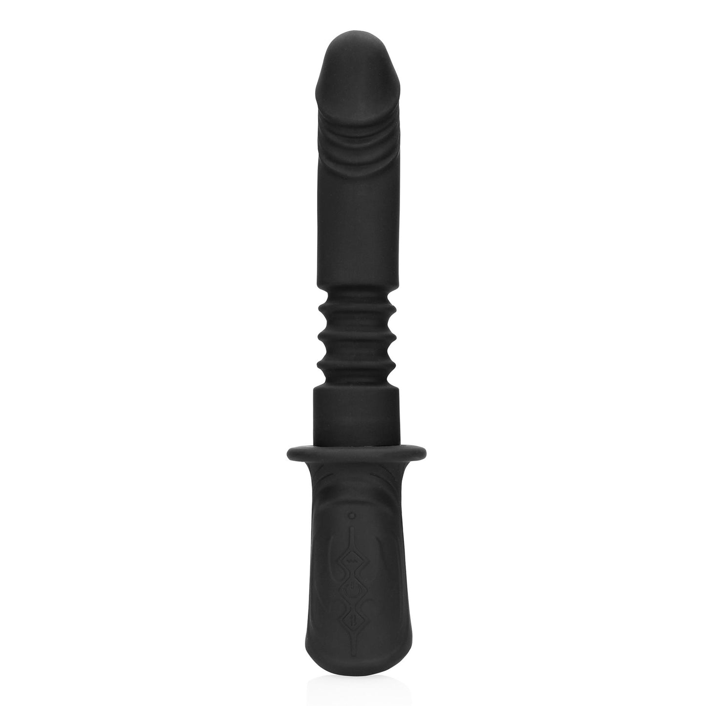 5-Hand Held Vibrating and Thrusting Sex Machine - Black-5