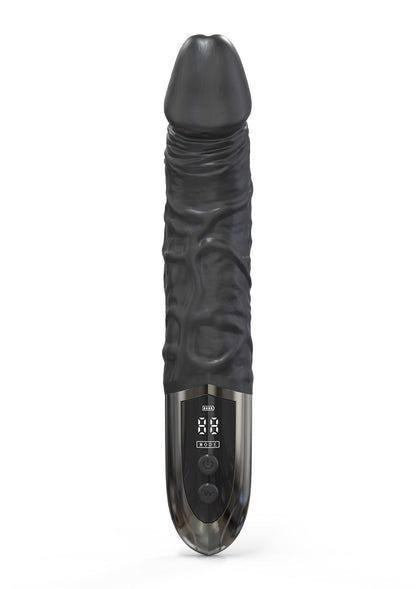 4-Wibrator analny Hidden Desire silikonowy 24,5 cm czarny 12 trybów-4