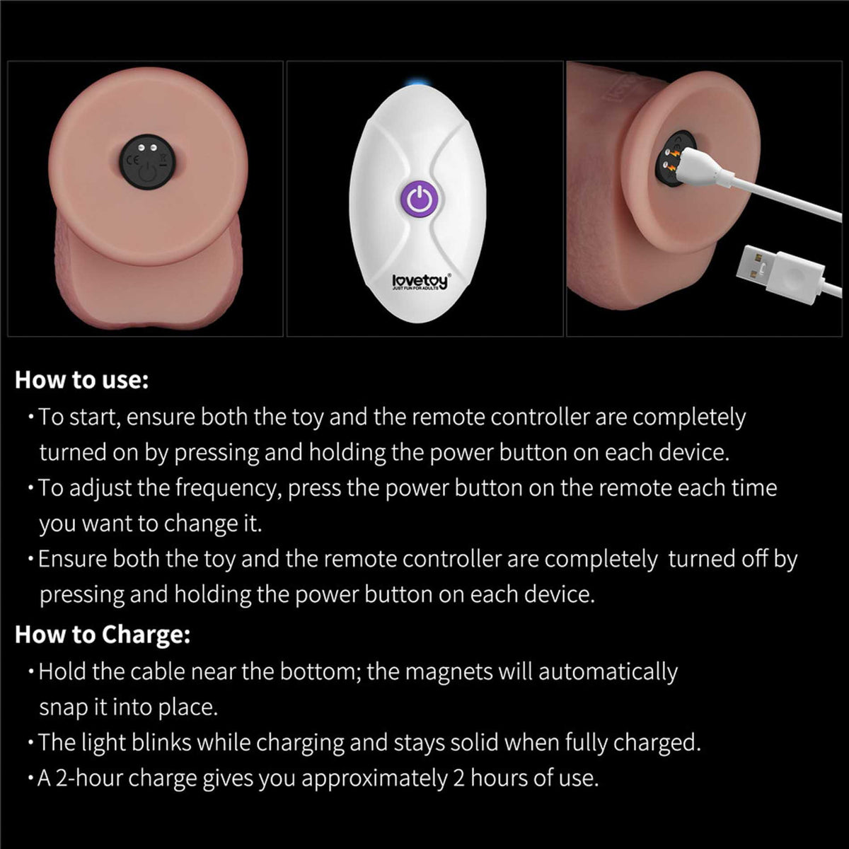 6-8" Vibrating Sliding Skin Pro II Dual Layer Silicone Dong-6