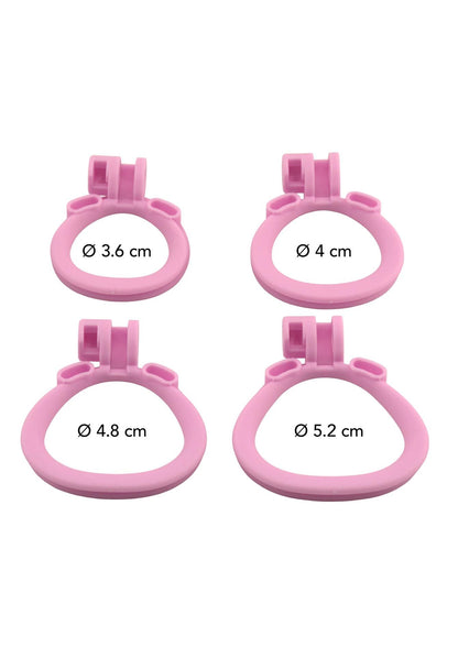 6-Klatka na penisa Penis Prison Hidden Desire różowa 11 cm-6