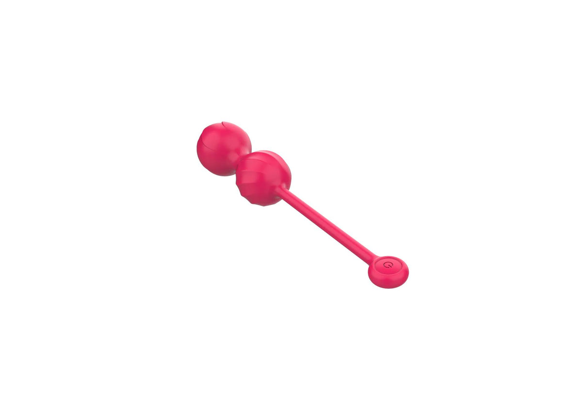 1-Kulki Kegla Lovesecret Premium z aplikacją różowe silikonowe USB 22 cm-1