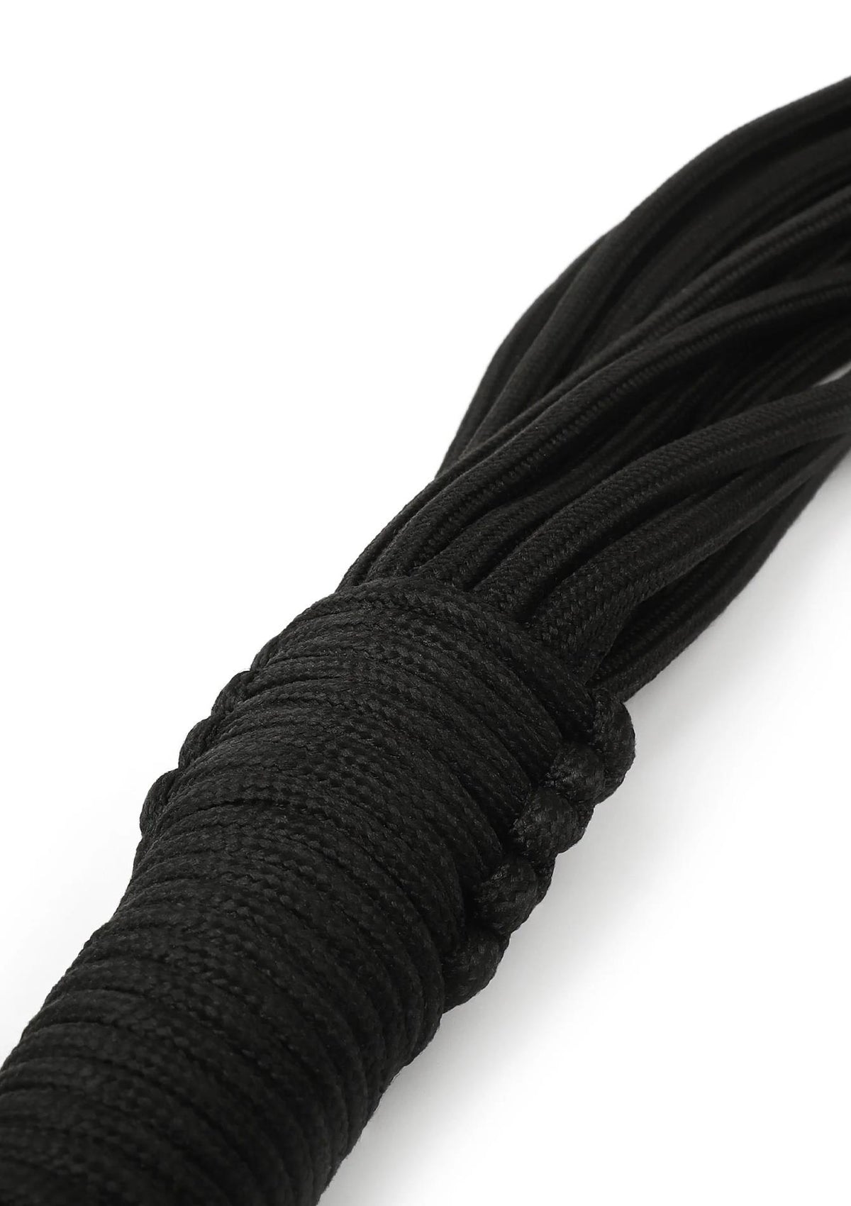 4-Flogger z węzłami Taboom czarny nylonowy-4