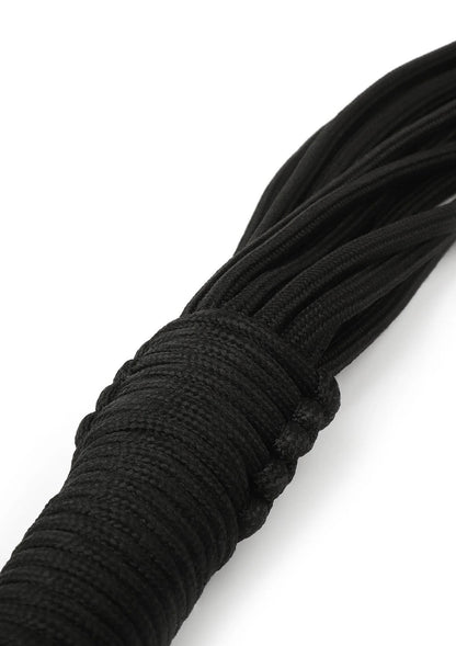 4-Flogger z węzłami Taboom czarny nylonowy-4