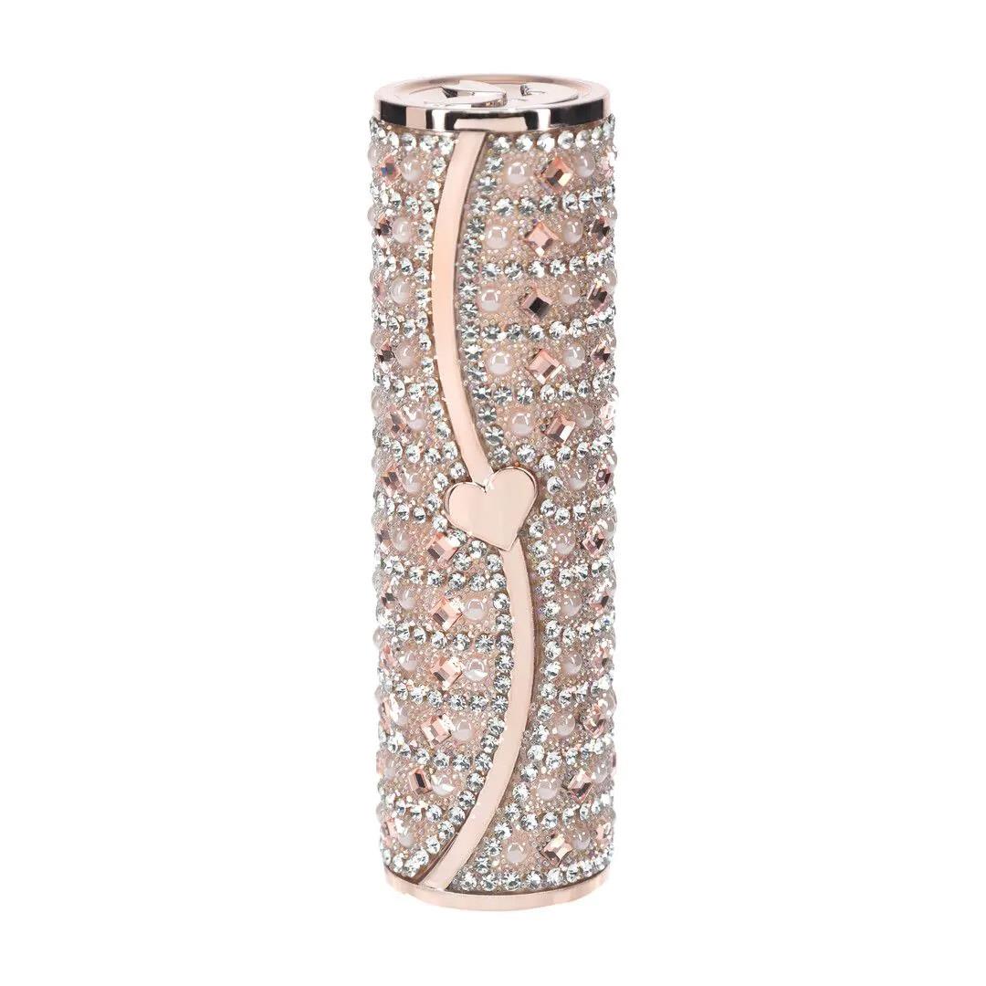 2-Wibrator mini szminkowy Loveline Tiffany różowy USB-2