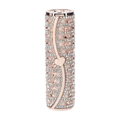 2-Wibrator mini szminkowy Loveline Tiffany różowy USB-2