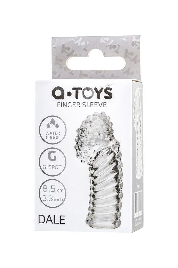 3-Przedłużka silikonowa A Toys Dale transparentna 8,5 cm-3