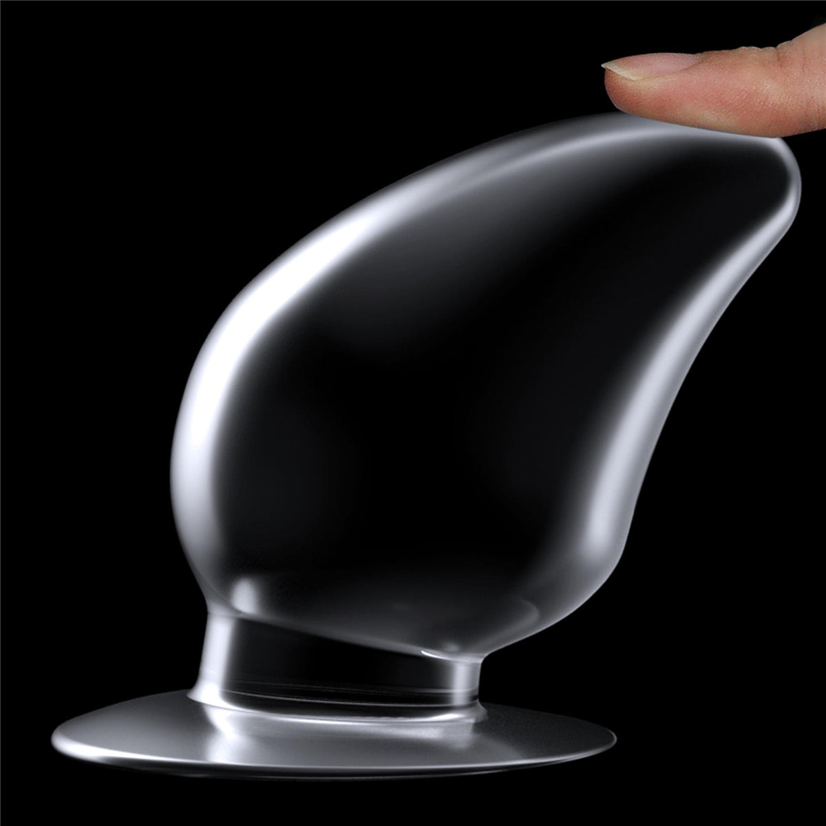 4-Flawless Clear Anal Plug 4.5''-4