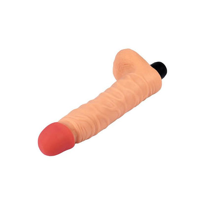 8-Miękki realistyczny wibrator z jądrami Fantasy 21 cm-8