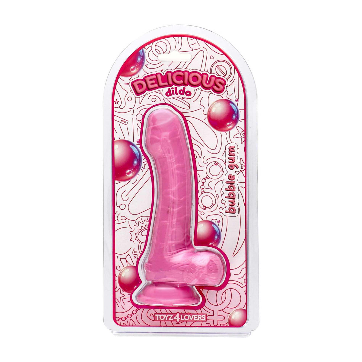 5-Dildo realistyczne Ben Bubblegum Toyz4lovers zapach gumy balonowej 18,5 cm-5