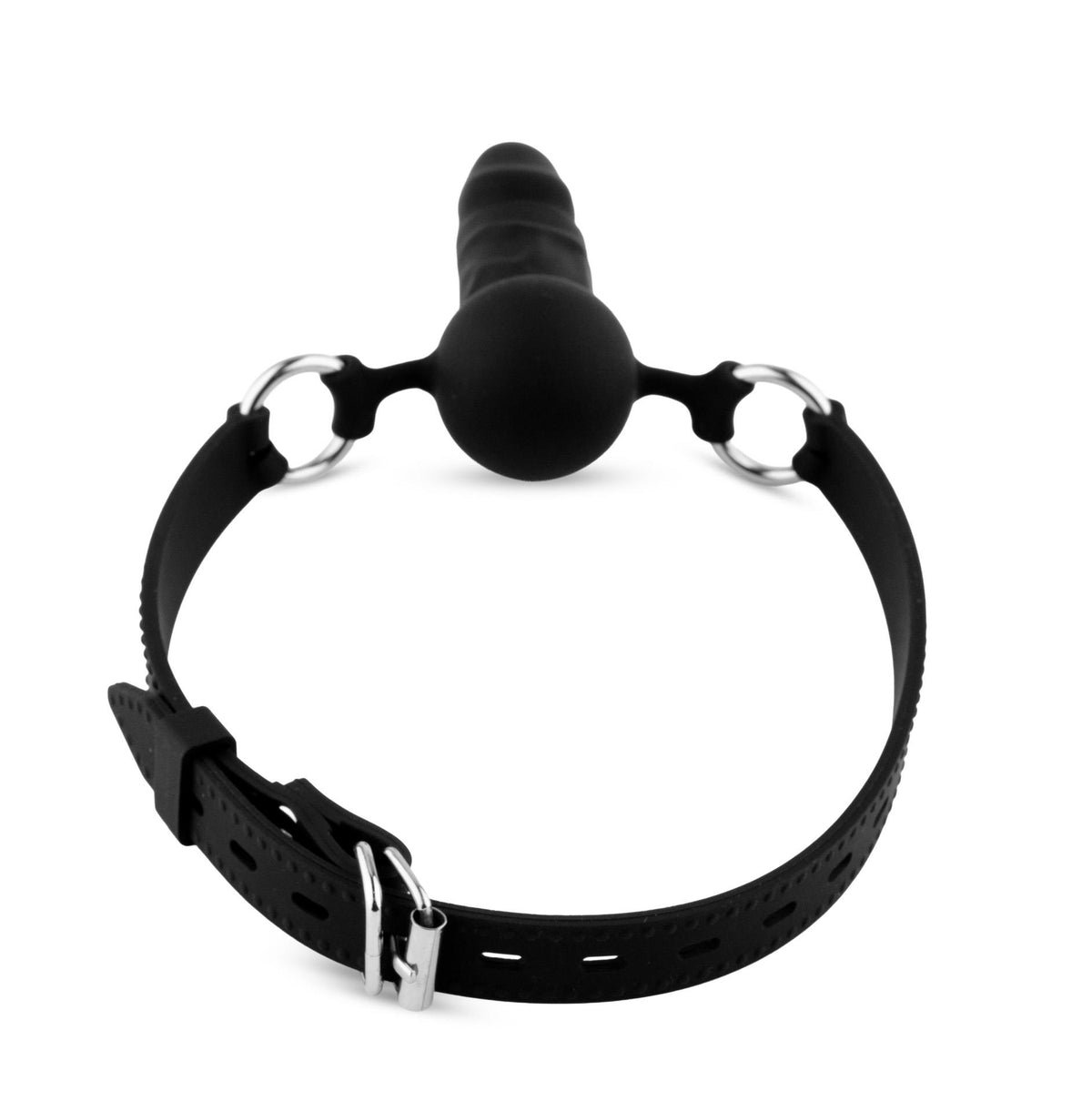 6-Knebel kulkowy penisowy silikonowy 3,8 cm regulowany HeavyFun-6