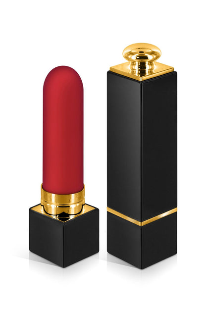 5-Mini wibrator szminkowy Black Empire Mylady USB silikonowy czarny-5