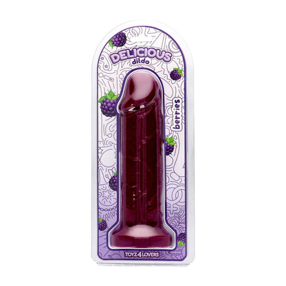 5-Dildo realistyczne Max Berries z zapachem jeżyny 25 cm-5