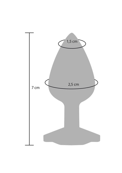 4-Korek analny Diamond Booty Jewel ToyJoy różowy 7 cm-4