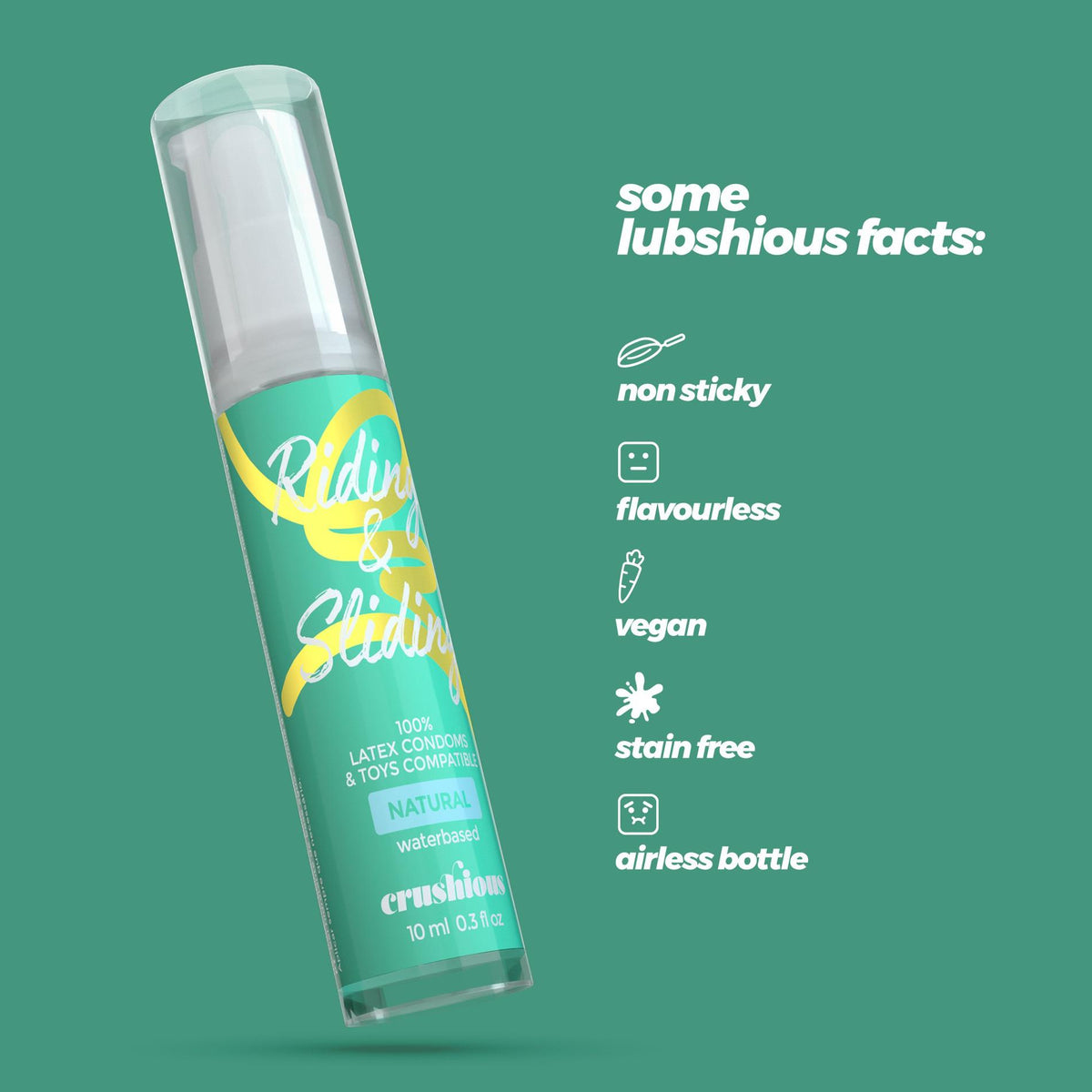 4-Żel lubrykant na bazie wody Crushious Riding Sliding 10ml-4