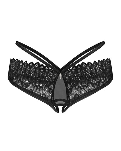 3-Figi otwarte Donarella Obsessive czarne M/L-3