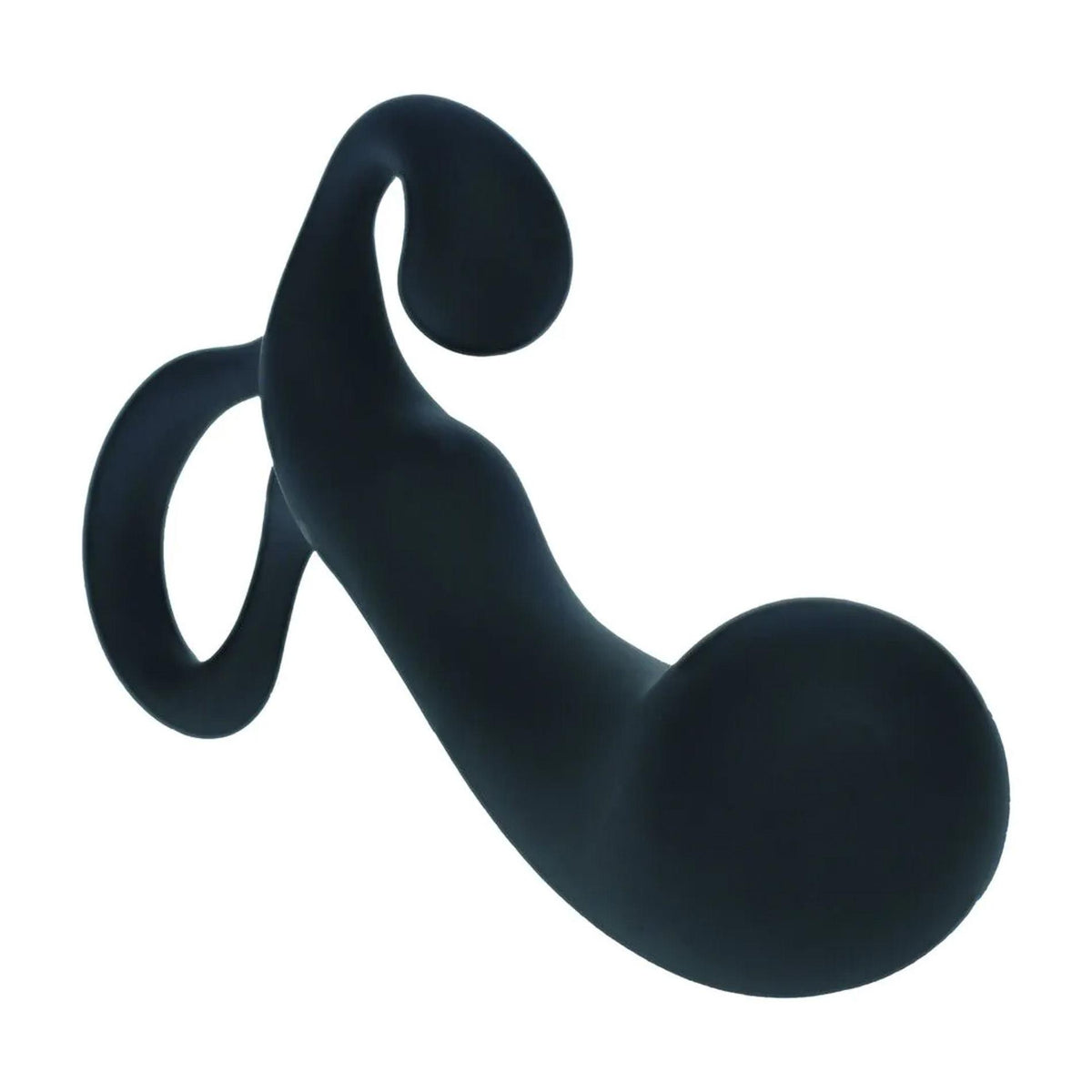4-Masażer prostaty silikonowy Levelz M czarny 13 cm-4