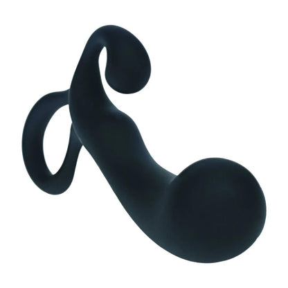 4-Masażer prostaty silikonowy Levelz M czarny 13 cm-4