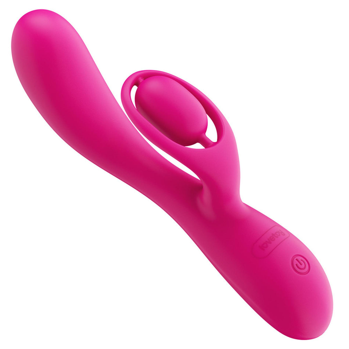 5-Wibrator króliczek silikonowy Lovetoy LAllure Swirl USB 20 cm-5