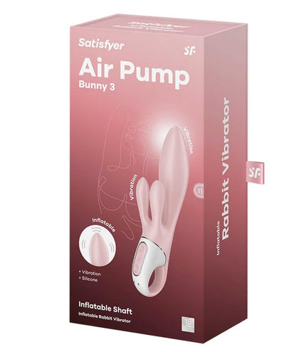 5-Wibrator króliczek nadmuchiwany Satisfyer Air Pump Bunny 3 różowy USB-5