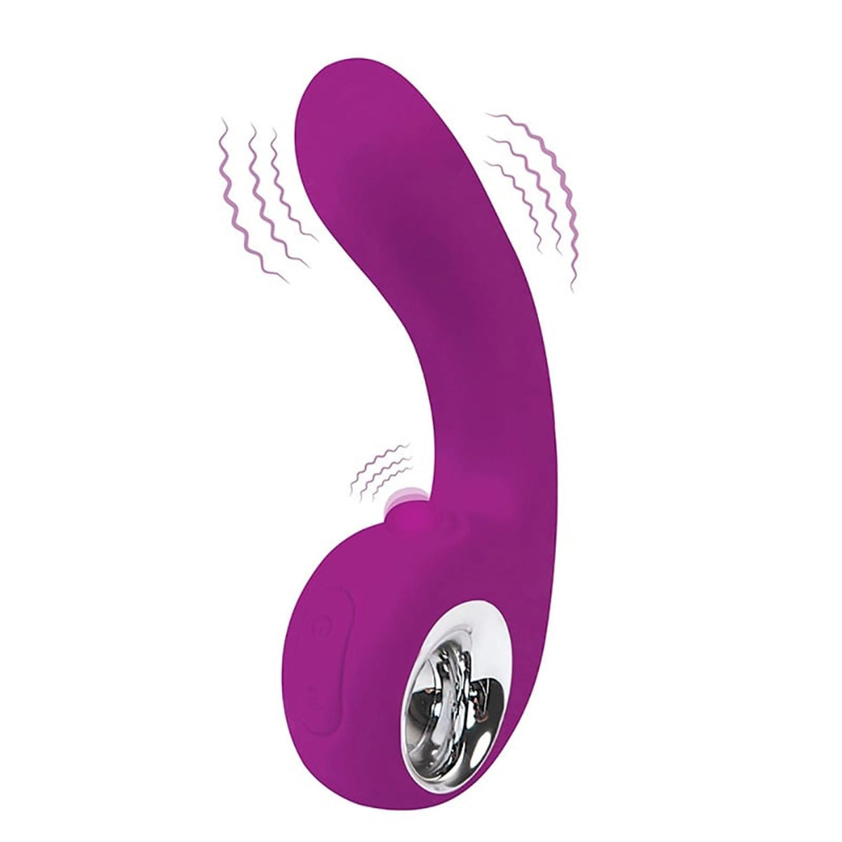 6-Stymulator punktu G silikonowy Fantasy wibrujący uderzający USB 18 cm-6