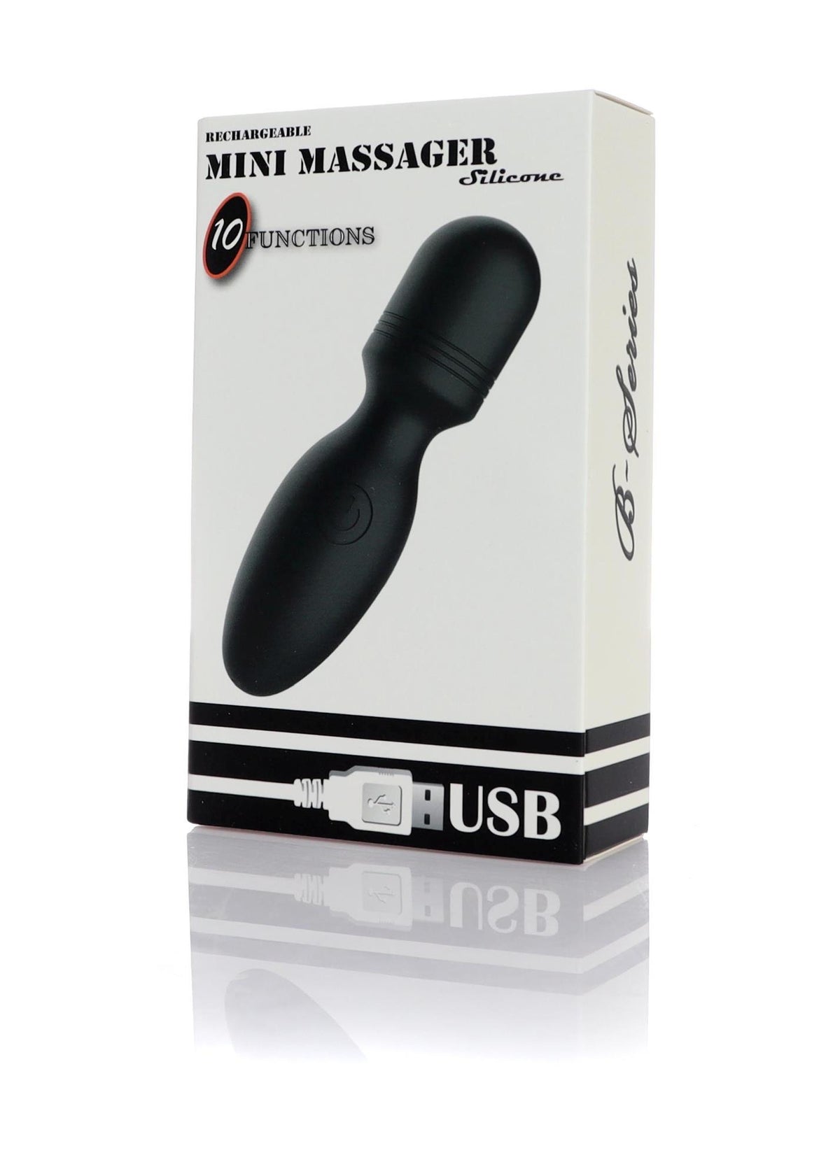 4-Mini wibrator silikonowy USB 10 funkcji wodoodporny B Series Magic-4