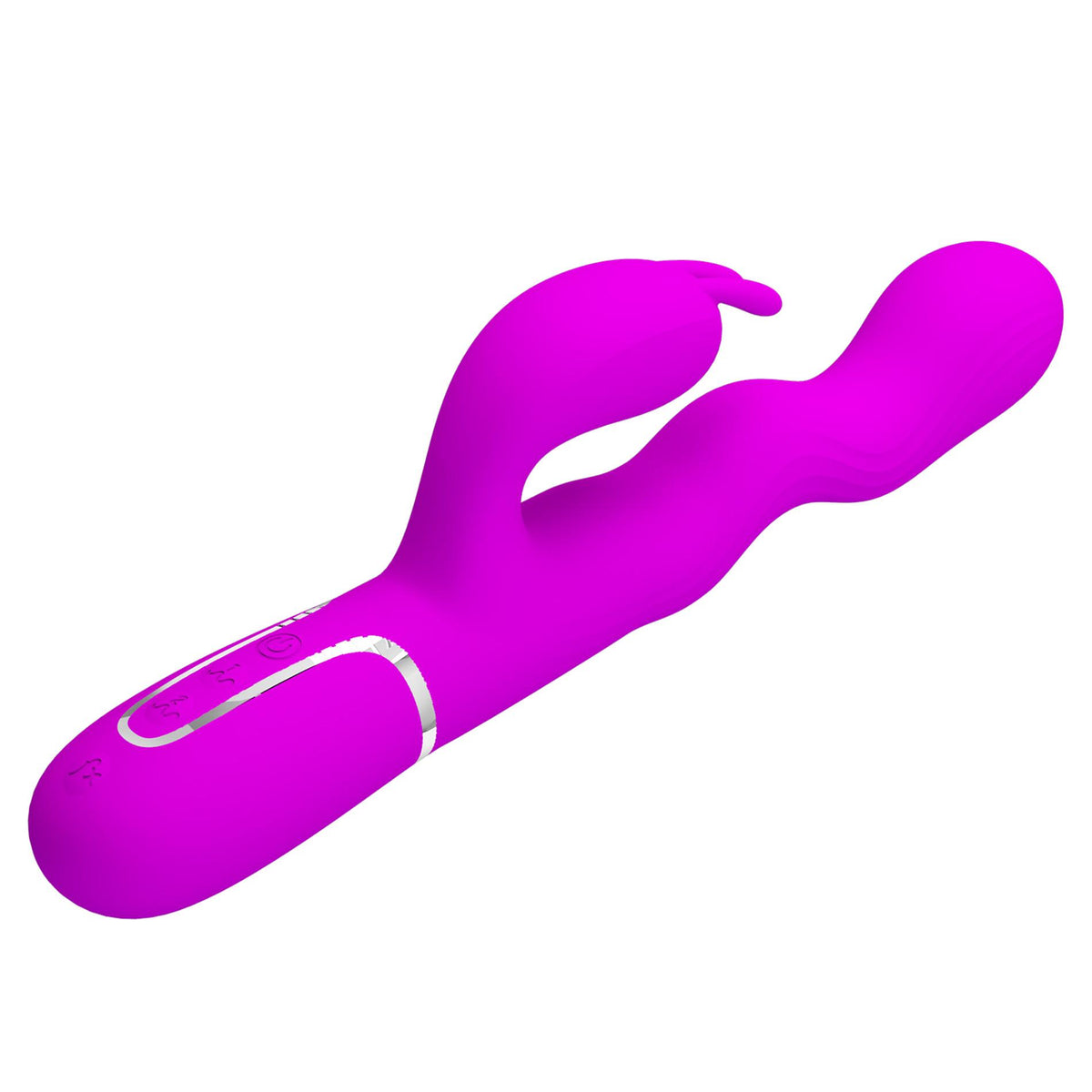 8-Wibrator króliczek falujący Pretty Love Laursen fioletowy USB-8