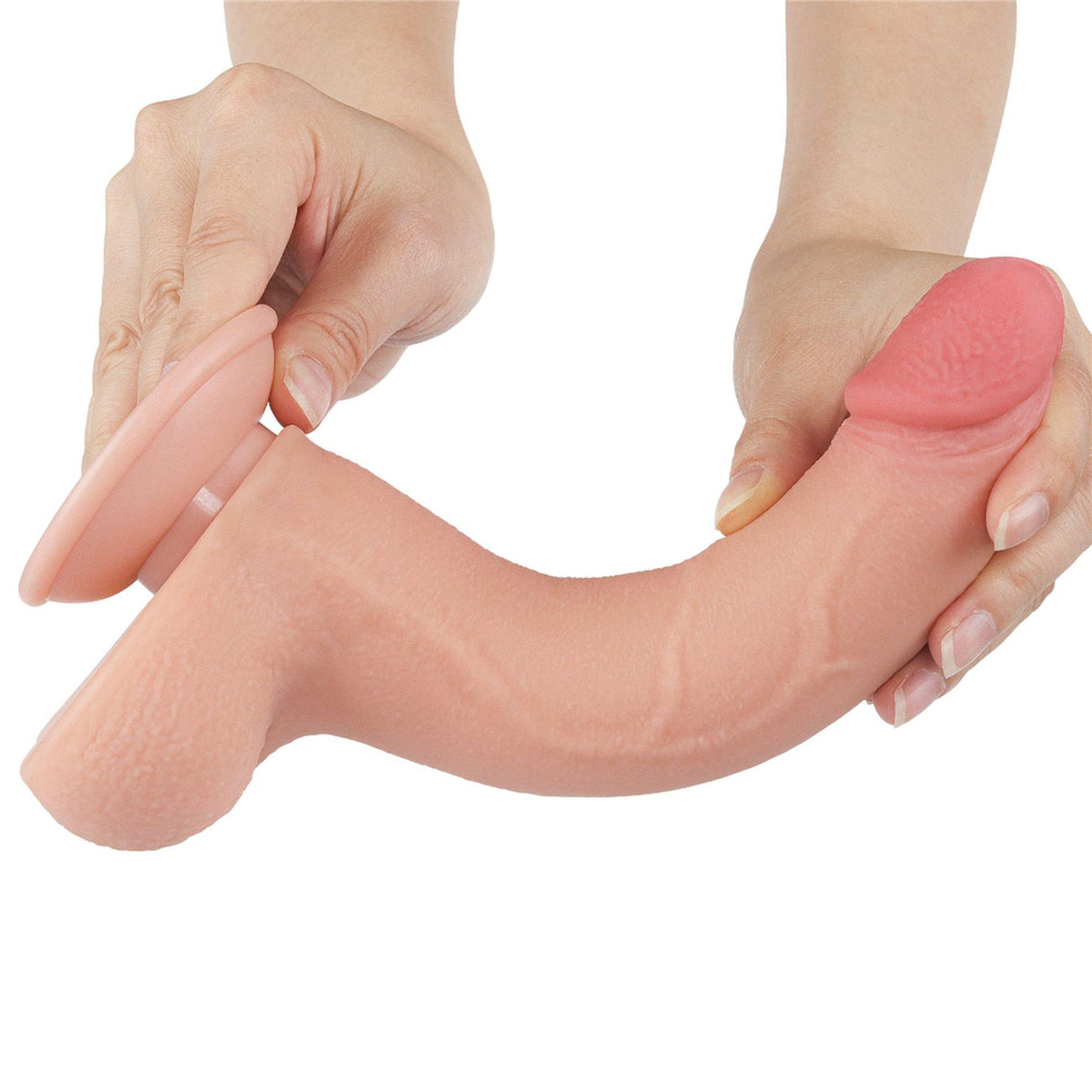 3-8.5'' Sliding Skin Dual Layer Dong Flesh-3