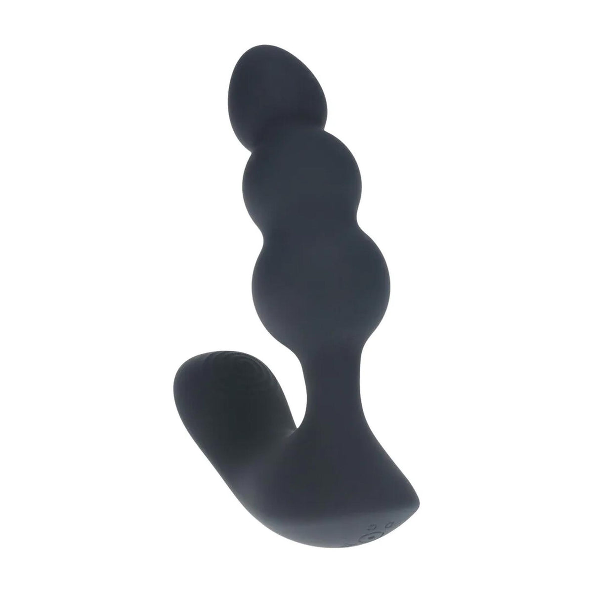 2-Korek analny wibrujący koralikowy Levelz zdalny czarny 14 cm USB-2