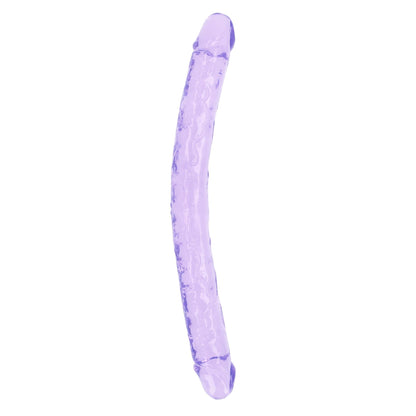 5-Podwójne dildo realistyczne RealRock przezroczyste 45 cm-5