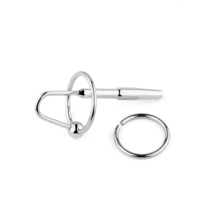1-Metalowy plug do cewki ze stali nierdzewnej z pierścieniem 8 cm-1