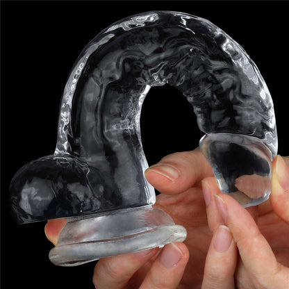 8-Flawless Clear Dildo 7.5''-8