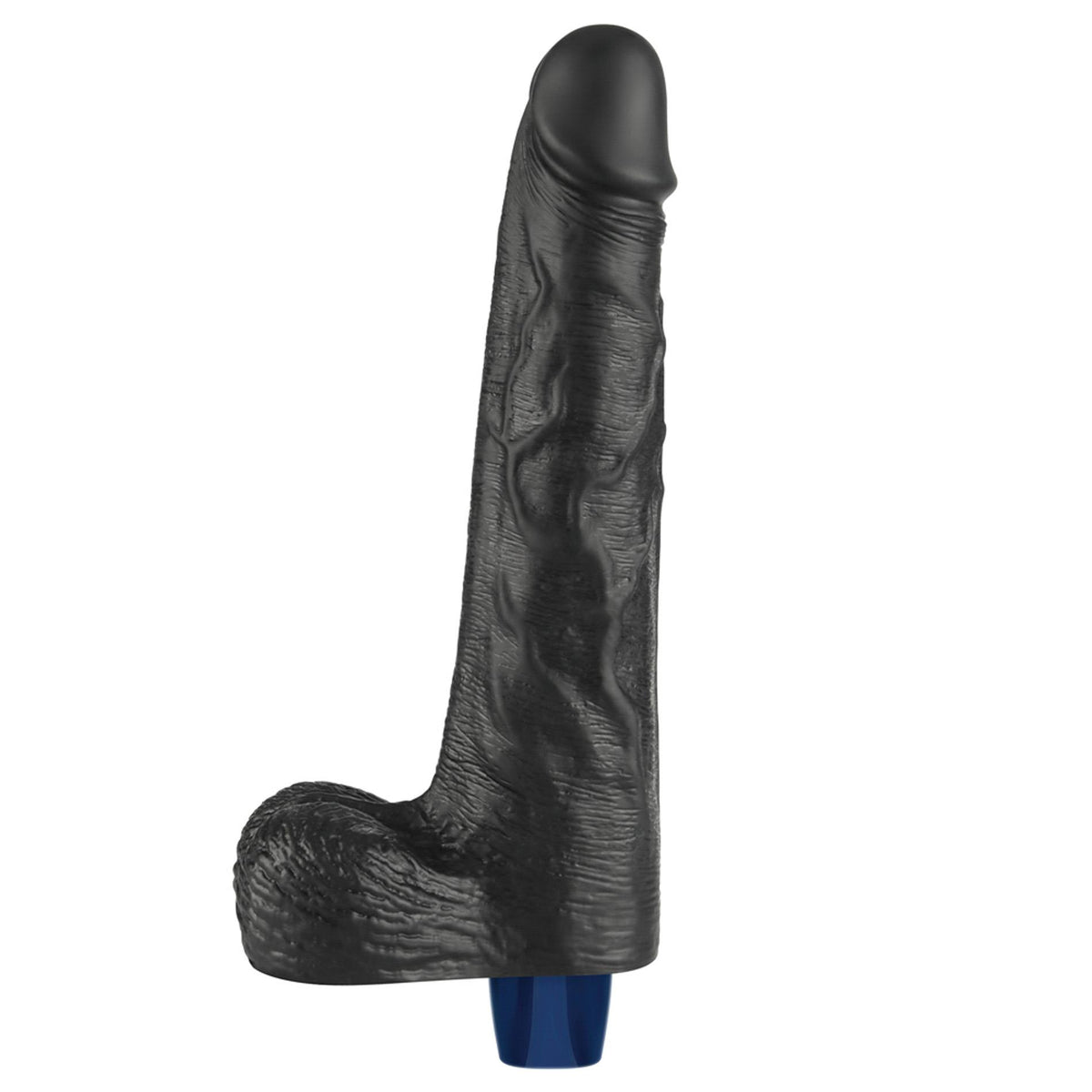 8-Dildo realistyczne wibrujące Lovetoy Real Softee czarne USB 25cm-8