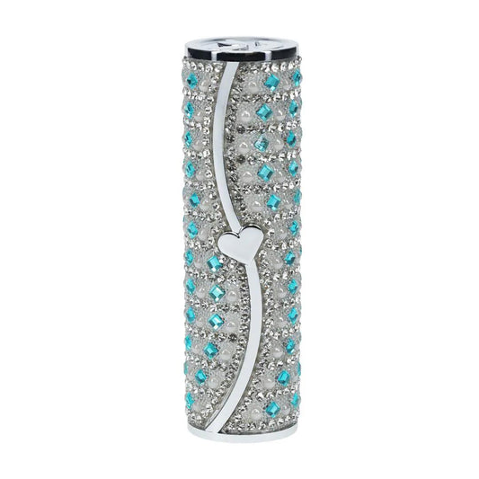 2-Wibrator szminkowy Loveline Tiffany niebieski USB-2