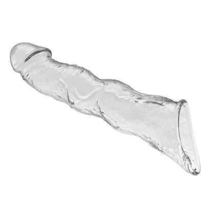 3-Przedłużka na penisa Pretty Love z modułami transparentna 28 cm-3