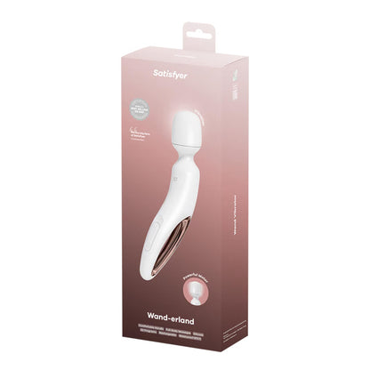 1-Masażer wibracyjny Satisfyer Wanderland biało różowozłoty XXL 30 cm USB-1