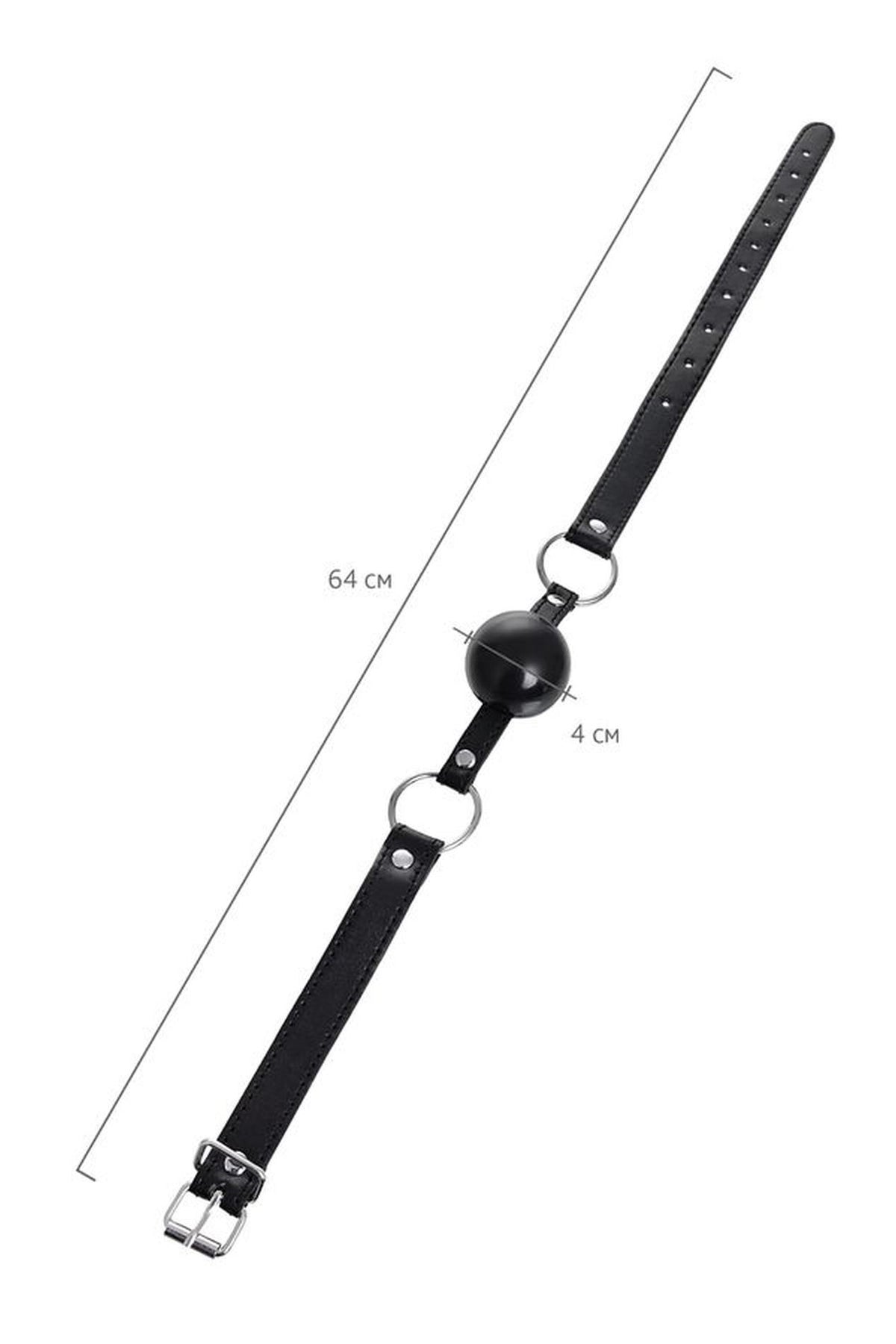 5-Knebel kulowy Anonymo TPR czarny 64 cm-5