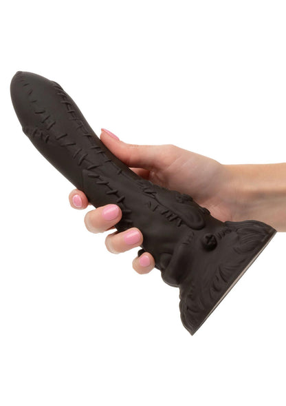 3-Dildo silikonowe Frankenstein Calexotics czarny 24,3 cm-3