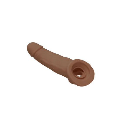 6-Superrealistyczna przedłużka na penisa RealRock TPE 20 cm-6