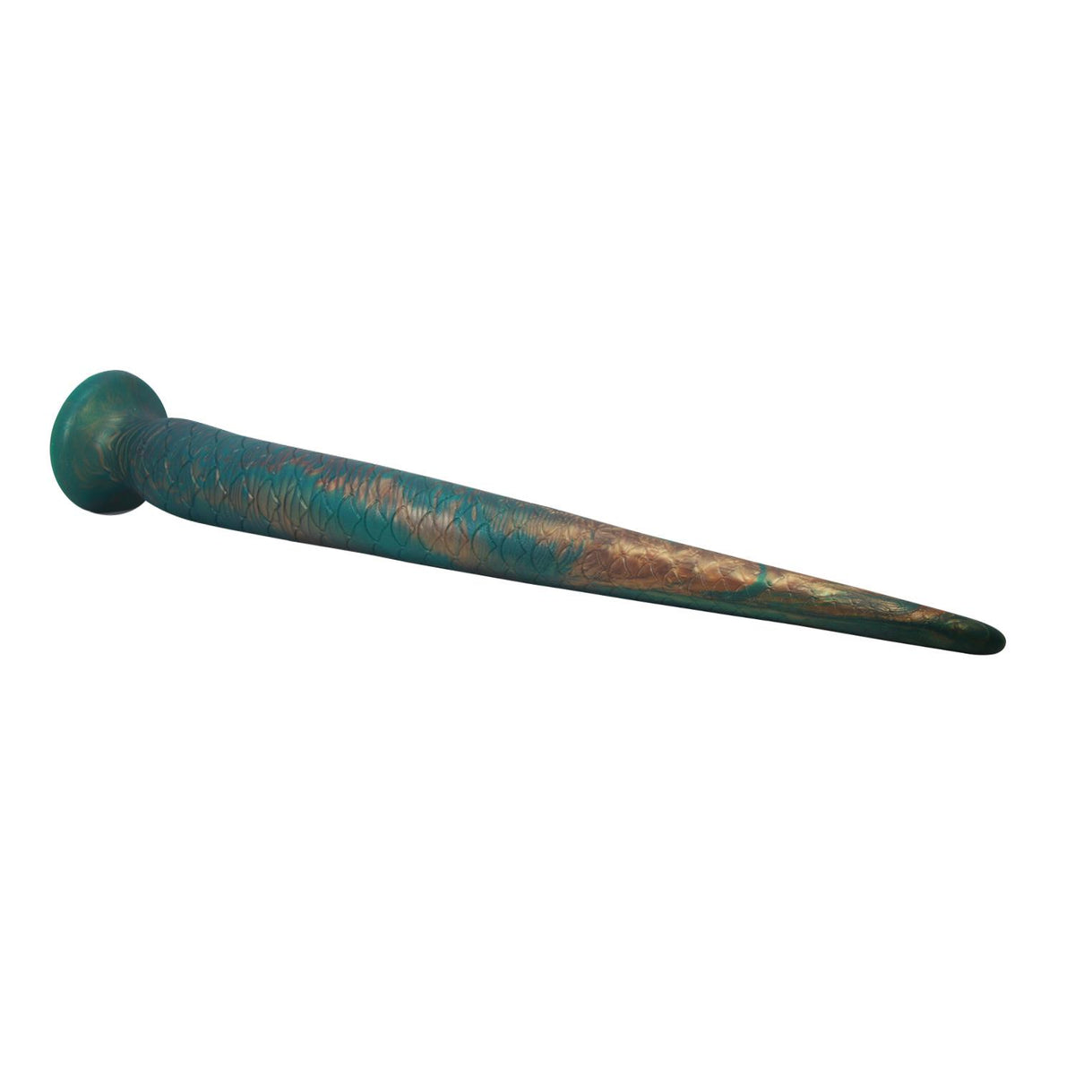 6-Dildo silikonowe Power Monsters Verdant Titan szmaragdowe 47 cm-6
